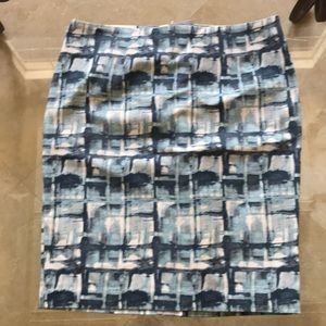 Dalia stretch patterned skirt